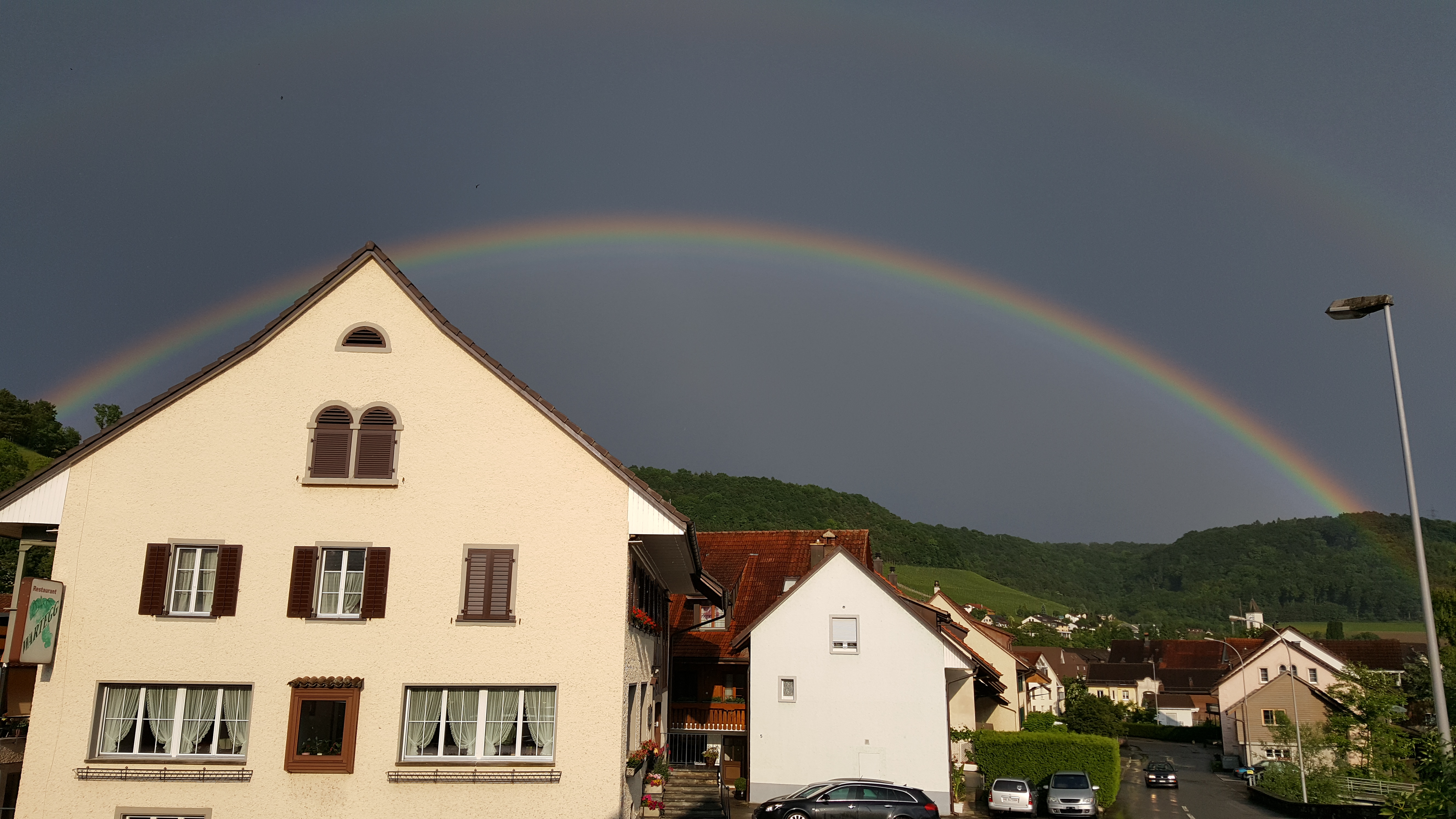 Wartegg unter dem Regenbogen